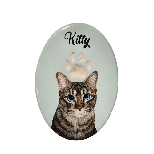 Portrait peint sur mesure avec empreinte-image