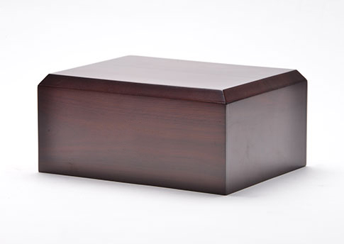 Urne traditionnelle en bois massif - Noyer-image